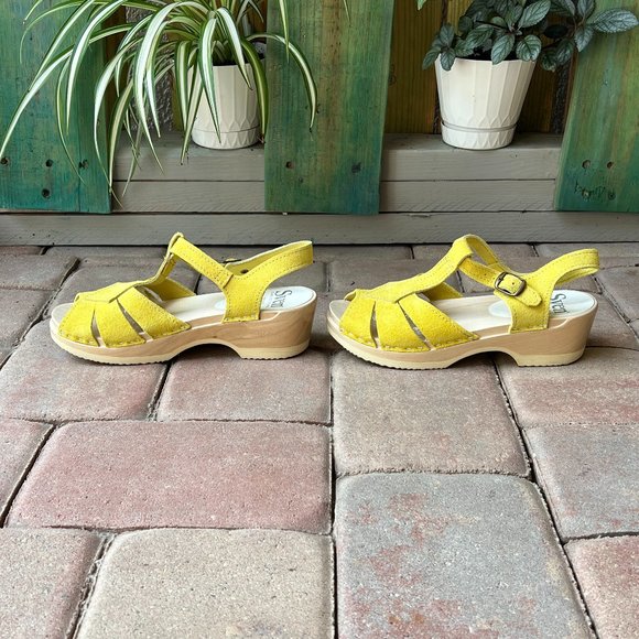sold - Sven Shoes Sven Clogs Handmade - Clog Sandals EUC - EU 38 - US 8 - Picture 1 of 10